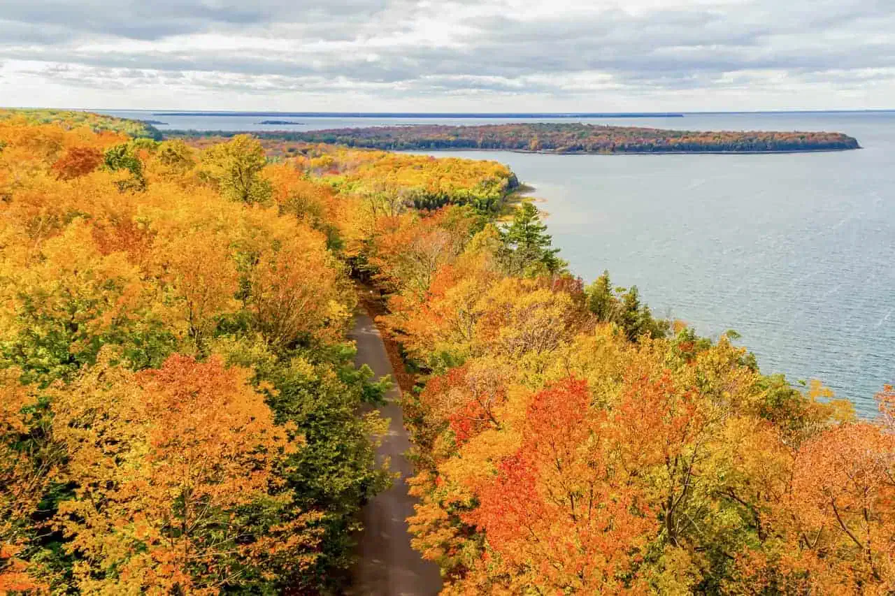 Ephraim Shores Door County fall colors