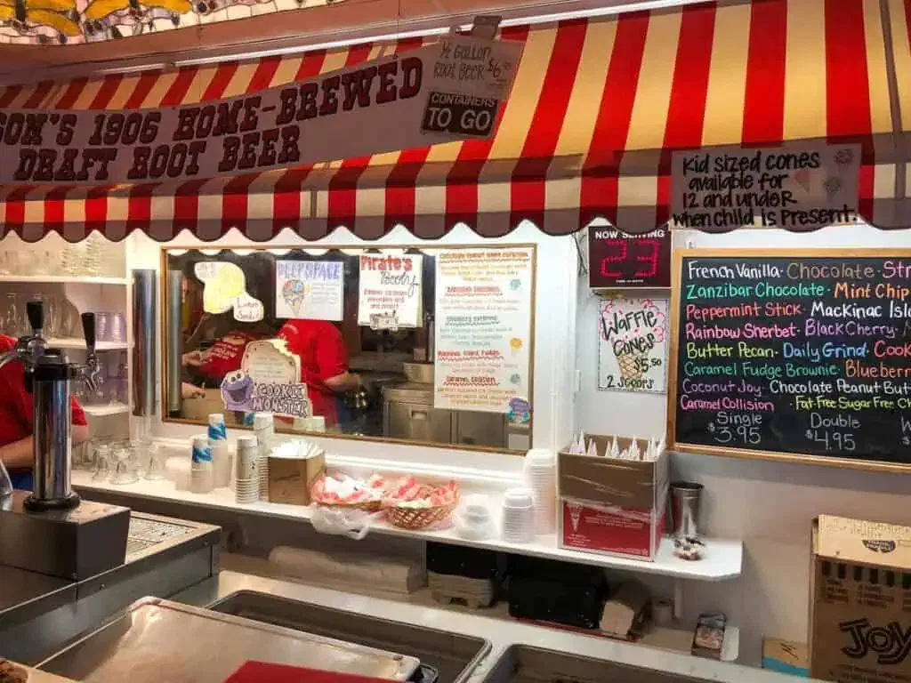 ice cream shops in Door County