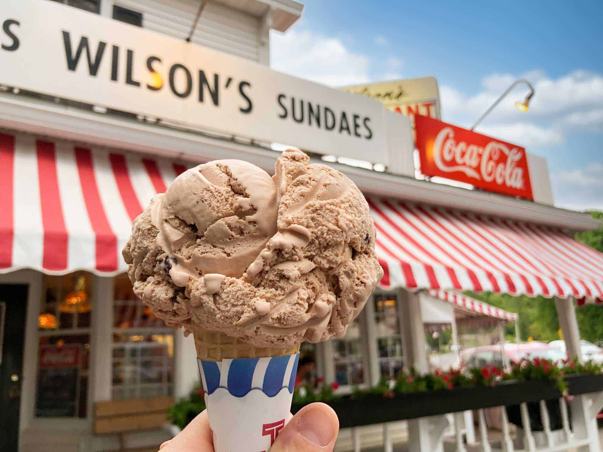 Door County ice cream - Ephraim Shores