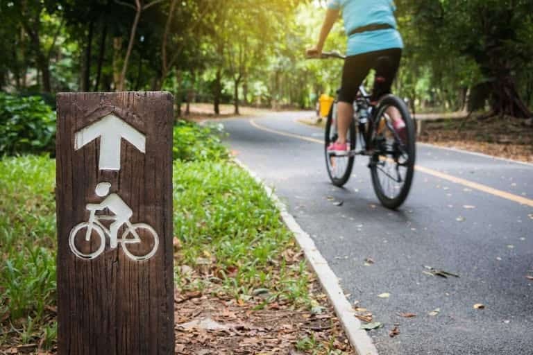 Ephraim Shores biking trails in Door County